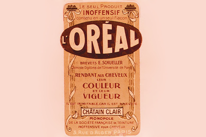 THE STORY OF: Hair Colour And The Evolution Of Hair Dye - A L'Oréal advertisement from 1909