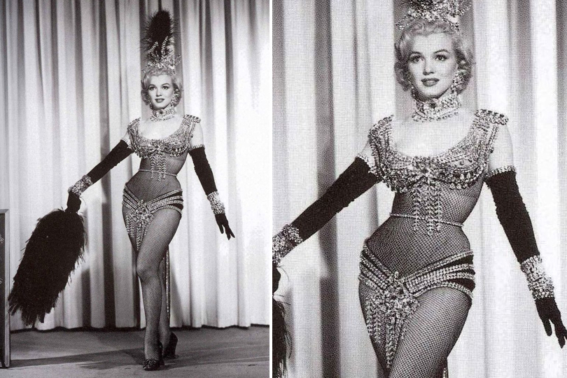 THE STORY OF: The Pink Dress Worn By Both Marilyn Monroe and Madonna - original Diamonds Are a Girl’s Best Friend costume