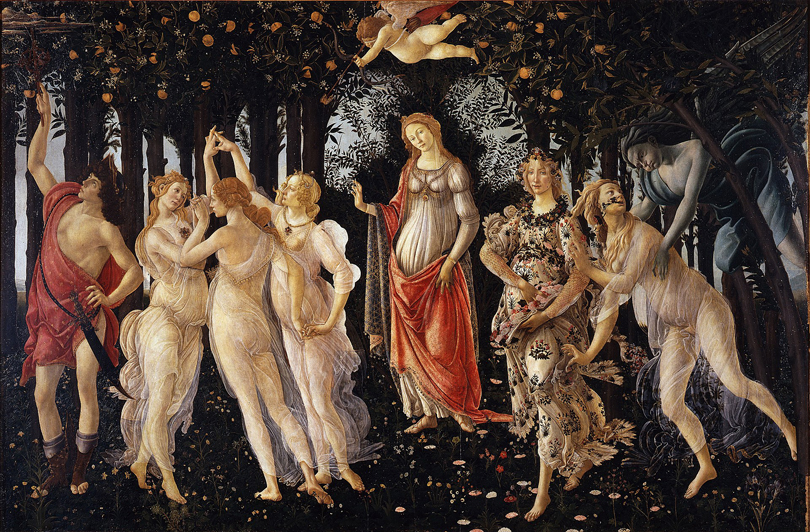 THE STORY OF: Queen Elizabeth II's Wedding Dress - Sandro Botticelli’s “Primavera”