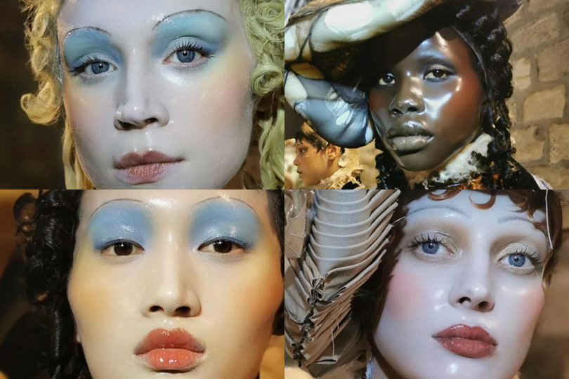 Here's How Pat McGrath Created The Porcelain Doll Makeup At The Maison Margiela Couture 2024 Show - 1
