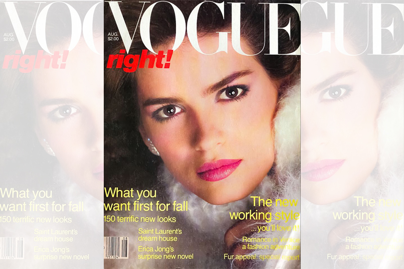 A Look Back At All Of Gia Carangi’s Vogue Covers - Vogue US, August 1980