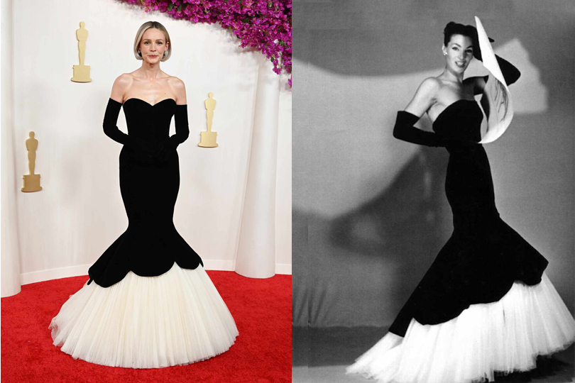 Oscars 2024: Carey Mulligan Wore A Recreation Of A 1951 Balenciaga Gown... Here's More On The Original