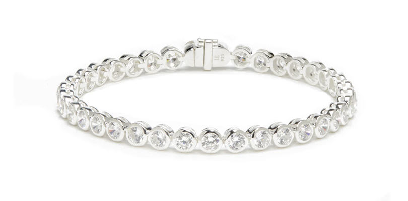 5 Chic Tennis Bracelets To Shop Now - The Bezel Set Tennis Bracelet