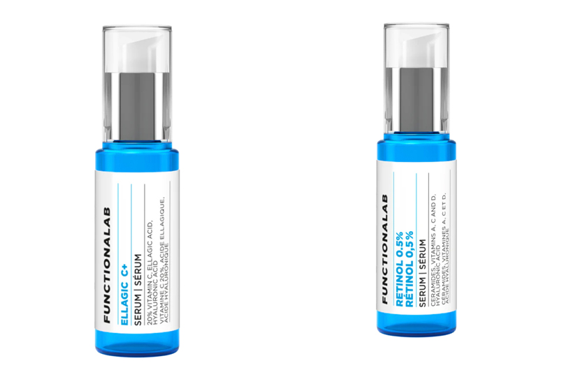 These Are 2025's Biggest Skincare And Tweakment Trends - Functionalab Ellagic C+ Serum and Functionalab Retinol
