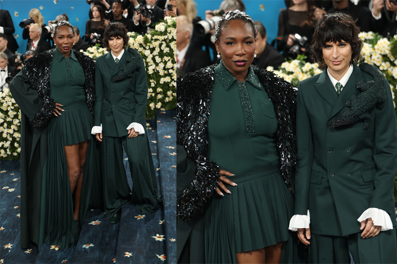 Lacoste Made Its Met Gala Debut With A Little Help From Venus Williams - Venus and Pelagia Kolotouros